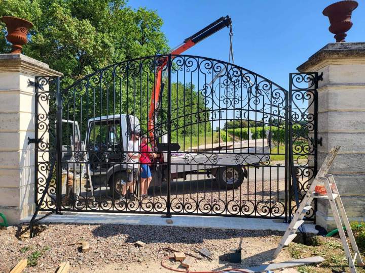 Art acier contemporain Rouillac