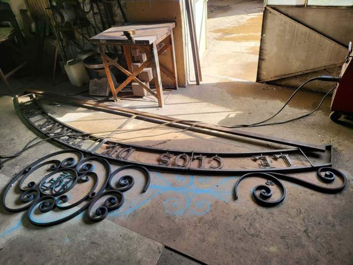 Art décoratif en acier Rouillac