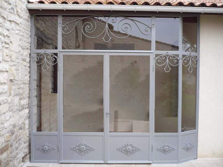 Création verrière intérieure maison Rouillac