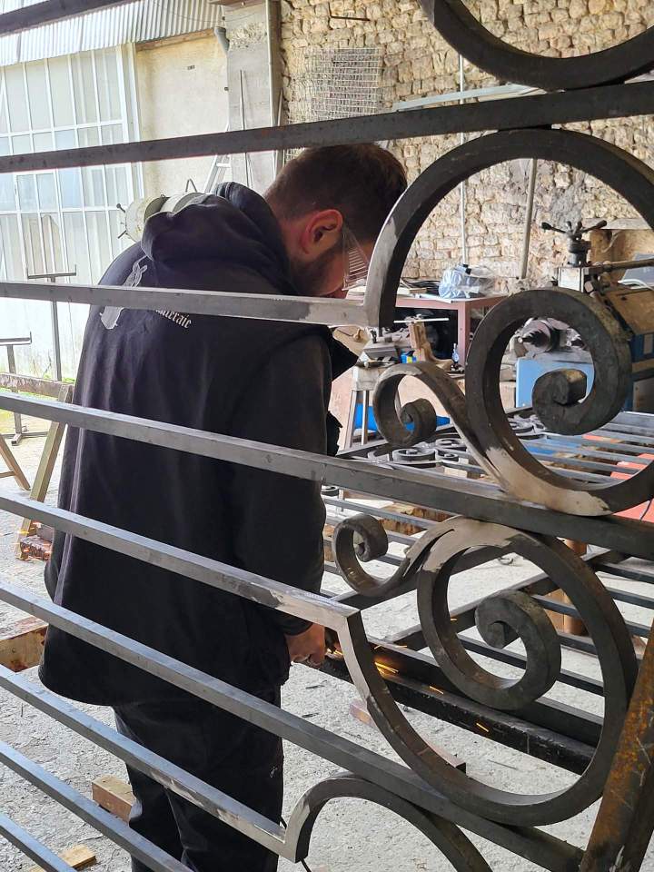 Création acier sur mesure Rouillac