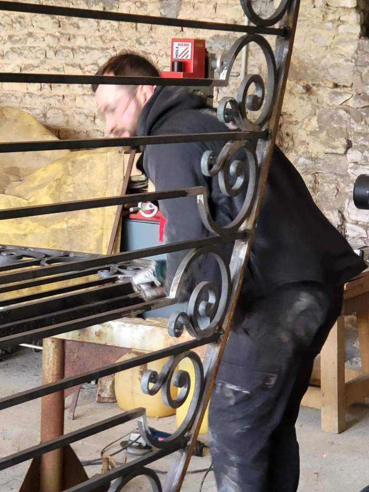 Fabrication artistique acier Rouillac