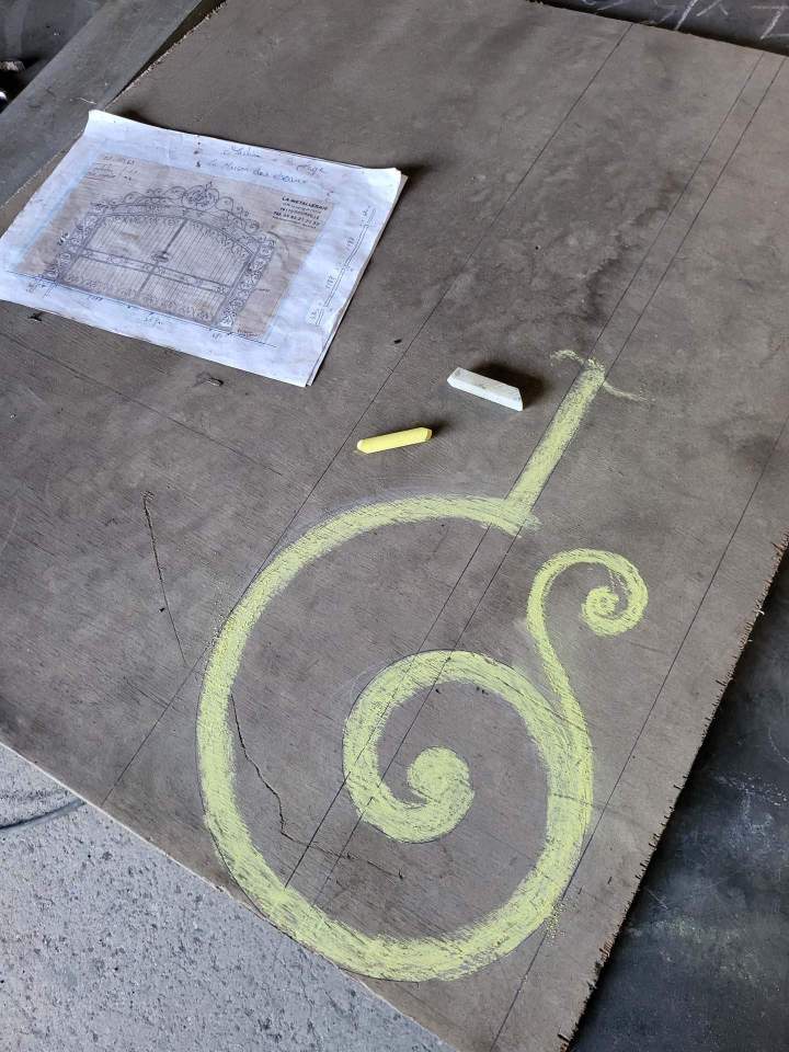 Fabrication artistique acier Rouillac