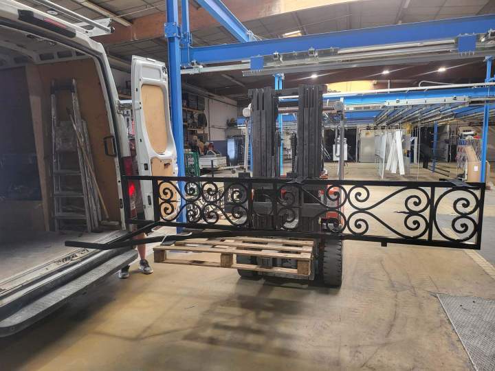 Pièce artistique en acier Rouillac