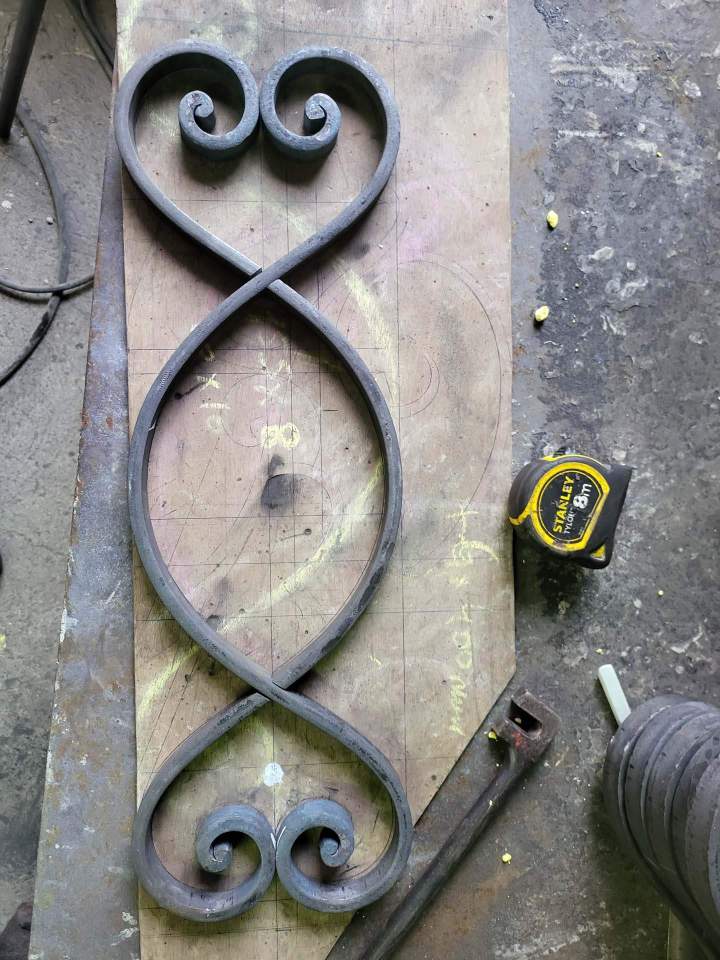 Projet artistique en métal Rouillac