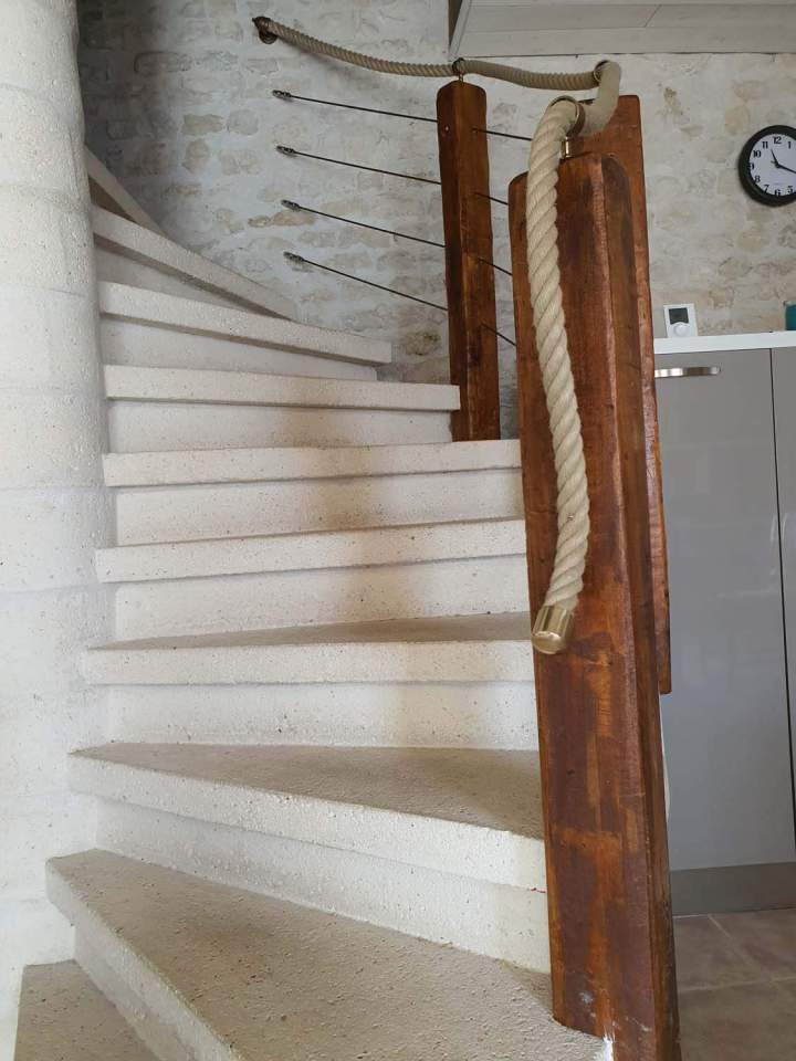 Rampes et garde corps sur plan Rouillac