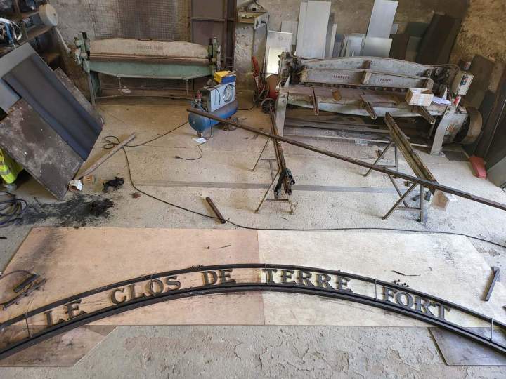 Sculpture en acier Rouillac