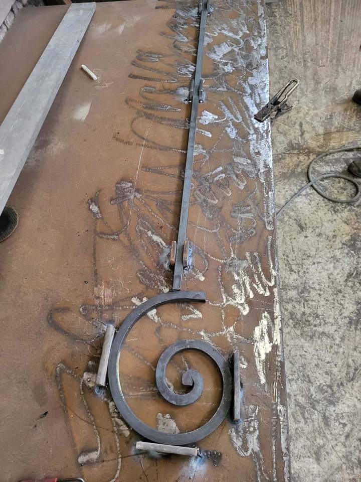 uvre d’art métallique Rouillac